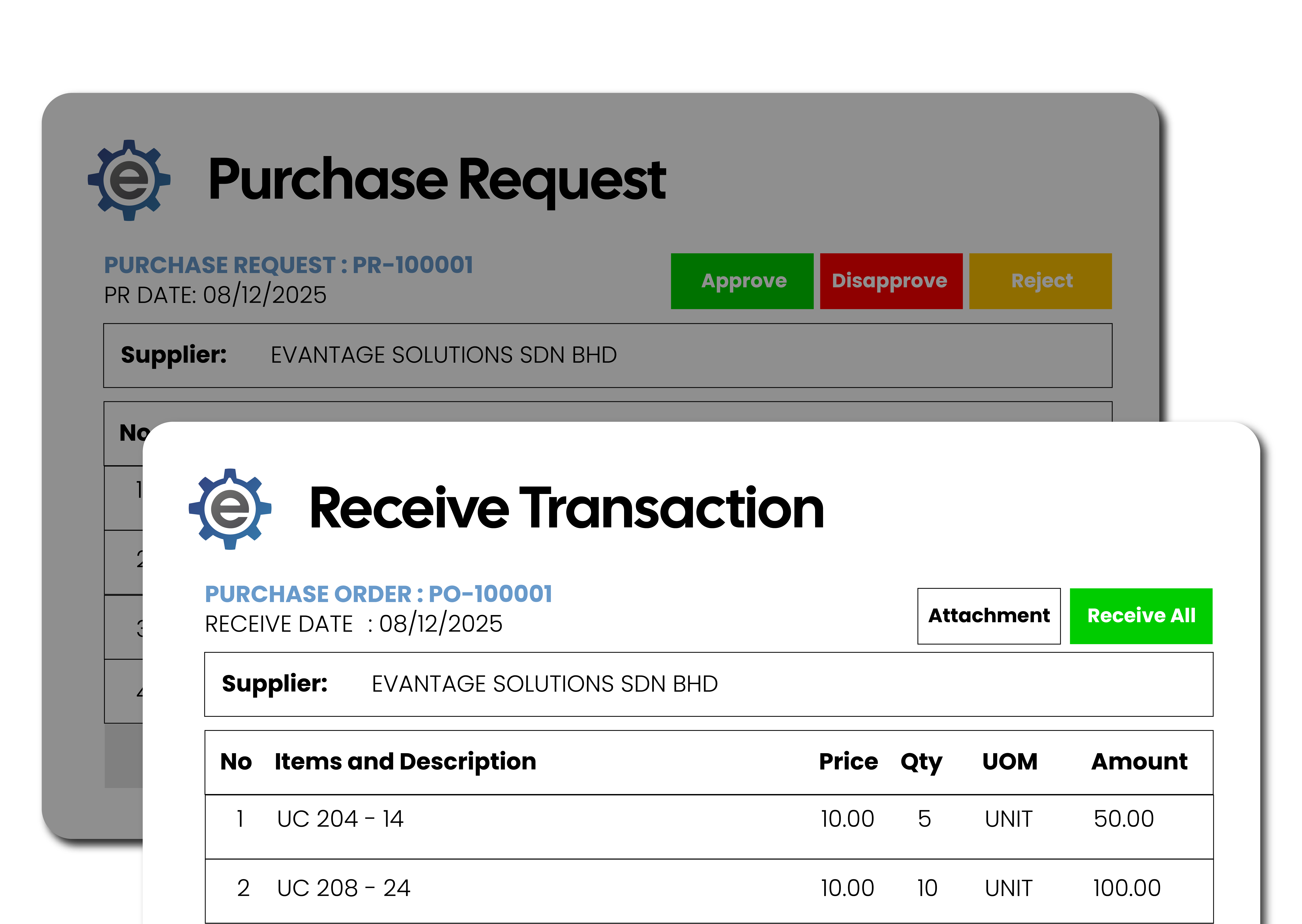 Purchase Request Workflow
